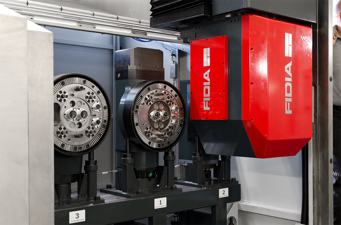 Cambio mandrini Fidia